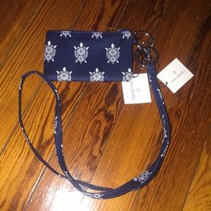 Vera Bradley Photo ID pouch with Lanyard